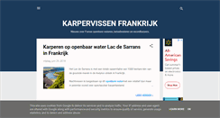 Desktop Screenshot of karpervissenfrankrijk.nl